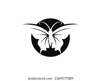 butterfly logo design vector inspiration. butterfly vector logo simple