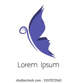 butterfly logo design, butterfly vector with a simple but elegant concept. suitable for business and other labels.