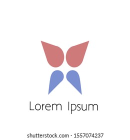 butterfly logo design, butterfly vector with a simple but elegant concept. suitable for business and other labels.