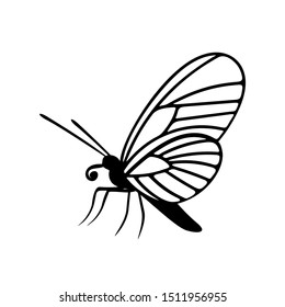 Butterfly logo design vector. Butterfly logo template illustration