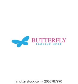 butterfly logo design vector. logo template