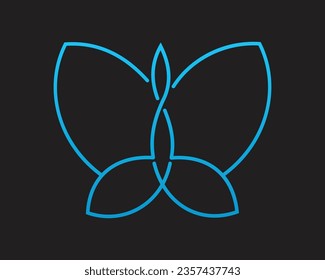 Diseño de logotipo de mariposa Plantillas vectoriales