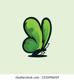 butterfly logo design vetor animal art