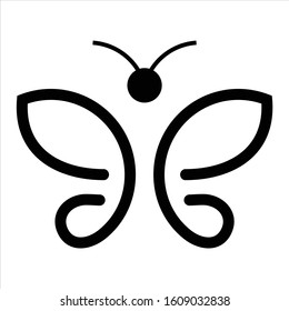 butterfly logo designs template vector