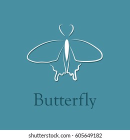 butterfly logo graphic design logo