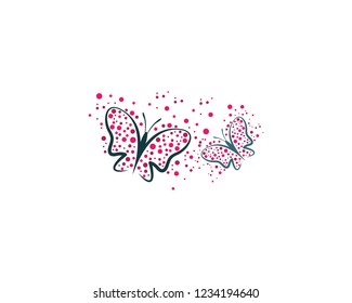 Butterfly logo icon