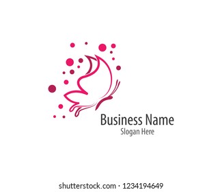 Butterfly logo icon