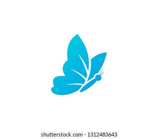 Butterfly logo icon 