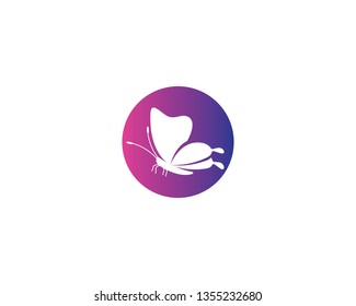 Butterfly logo icon