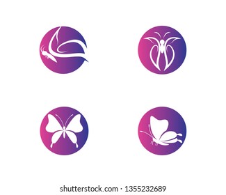 Butterfly logo icon