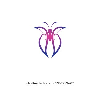 Butterfly logo icon