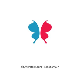Butterfly logo icon
