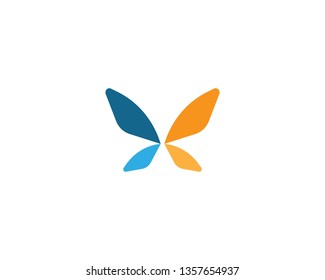 Butterfly logo icon