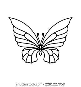 mariposa para logotipo o icono