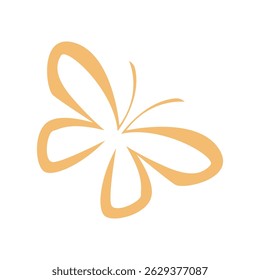 Butterfly logo icon design illustration