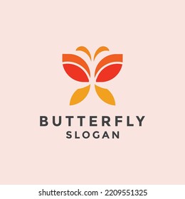 Butterfly logo icon design template. luxury, vector.