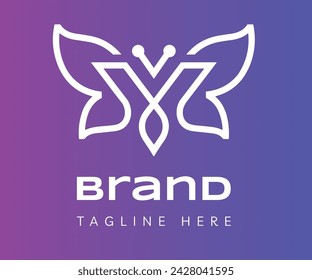 Butterfly logo icon design template elements. Usable for Branding and Business Logos.
