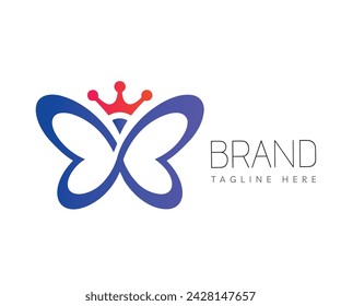Butterfly logo icon design template elements. Usable for Branding and Business Logos.
