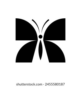 Butterfly logo. Icon design. Template elements	