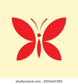 Logo de Butterfly. Diseño de iconos. Elementos de Plantilla	