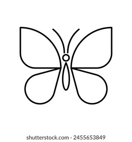 Butterfly logo. Icon design. Template elements