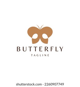 Butterfly logo icon design vector 