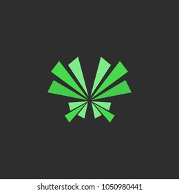 Butterfly Logo Icon Template Design. Vector Illustration