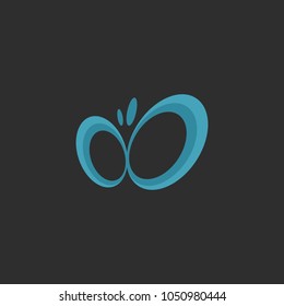 Butterfly Logo Icon Template Design. Vector Illustration
