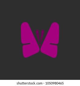 Butterfly Logo Icon Template Design. Vector Illustration