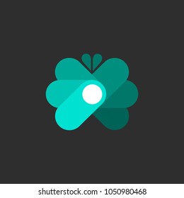 Butterfly Logo Icon Template Design. Vector Illustration