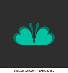Butterfly Logo Icon Template Design. Vector Illustration