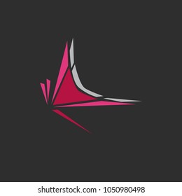 Butterfly Logo Icon Template Design. Vector Illustration
