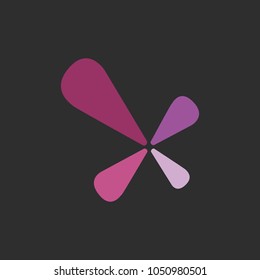 Butterfly Logo Icon Template Design. Vector Illustration