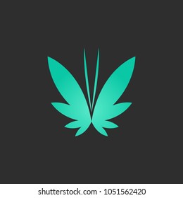 Butterfly Logo Icon Template Design. Vector Illustration