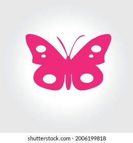 Dibujo vectorial del icono de la mariposa.