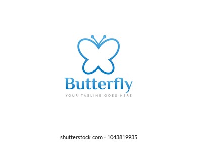 butterfly logo and icon Vector design Template. Vector Illustrator Eps10