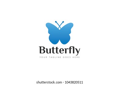 butterfly logo and icon Vector design Template. Vector Illustrator Eps10