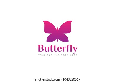 butterfly logo and icon Vector design Template. Vector Illustrator Eps10