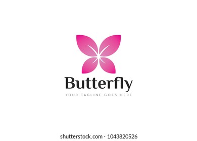 butterfly logo and icon Vector design Template. Vector Illustrator Eps10