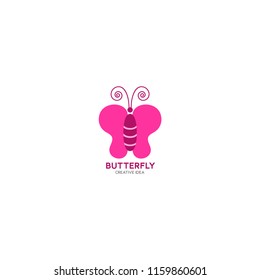 Butterfly logo icon vector design templates