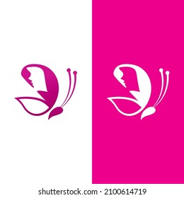 Butterfly logo icon vector design illustration