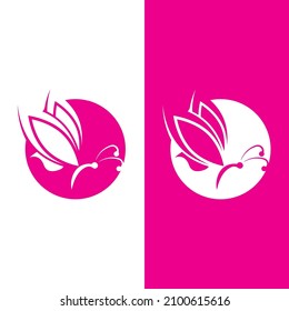 Butterfly logo icon vector design illustration