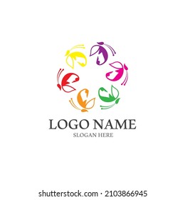 Butterfly logo icon vector design illustration