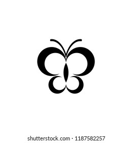  butterfly logo icon vector illustration