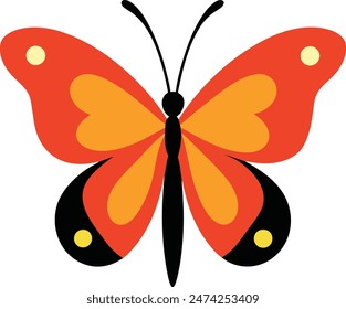 Butterfly logo icon vector illustration