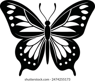 Butterfly logo icon vector illustration