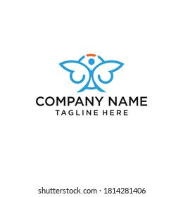 BUTTERFLY BUTTERFLY LOGO ICON VECTOR SYMBOL