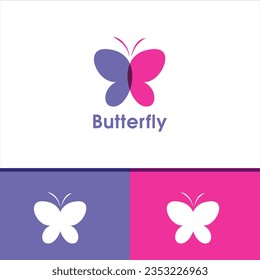 Butterfly Logo and Icon Vector Template