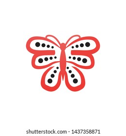 Butterfly logo inspiration vector template