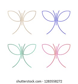 Butterfly Logo Mark useful, editable. And printable Perfect for use in a wide range of new media templates: Web Marketing Agency, Social Media Services Showcase, Online Marketing Apps, and Web.